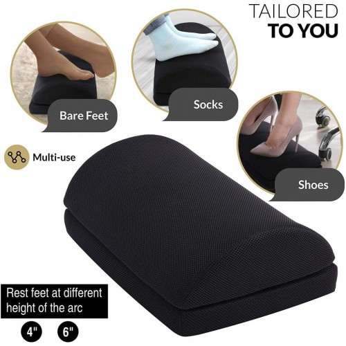 Lumbar Pillow Back Pain Support - Seat Cushion For Car or Office Chair   Memory Foam, Lower Back Pain Relief, Improve Your Posture-Adjustable  Extender Strap, Velvet Grey 