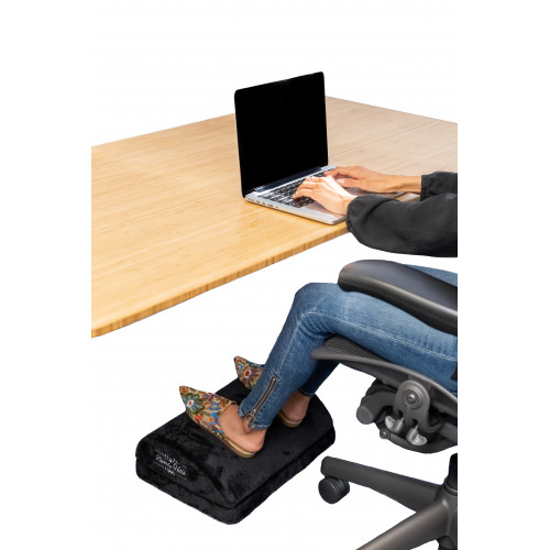 Foot Rest Under Desk, Ergonomic Footrest Cushion Pillow Stools With High-density