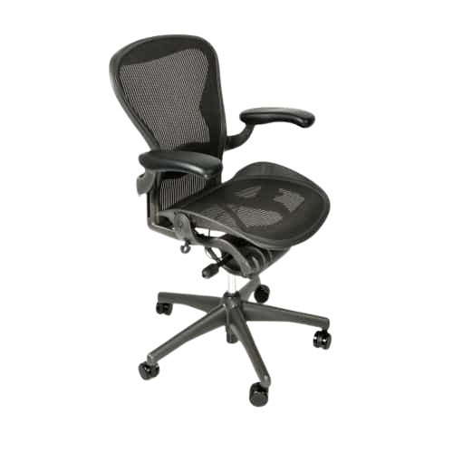Herman Miller Aeron Adjustable Graphite (Refurbished) | Beverly Hills Chairs