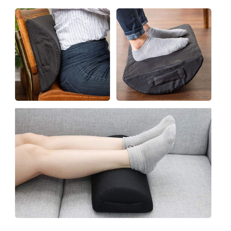 Ergonomic Foot Rest Cushion Under Desk with High Rebound Ergonomic
